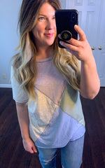 Sitting Pretty Color Block Tee