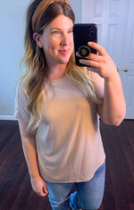 The Erin Roll Sleeve Top