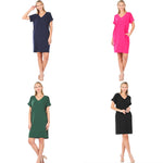 B+B Class Act T-Shirt Dress {Multiple Colors}