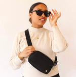 Dolly Belt Bag + Wallet {Black}