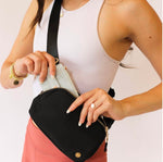 Dolly Belt Bag + Wallet {Black}