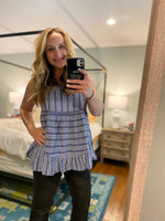 Sweet As Honey Denim and Lace Top