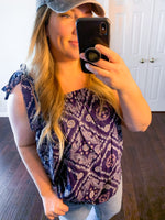 Positively Paisley Woven Top