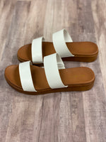 Lauren Double Strap Slides {Multiple Colors}