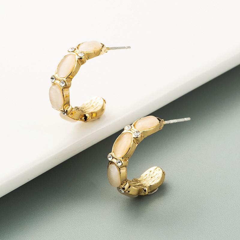 The Perfect Opal Hoops