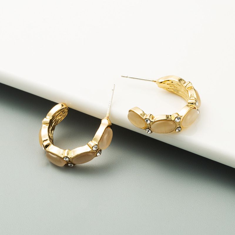 The Perfect Opal Hoops