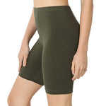 Olive Biker Shorts